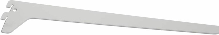 Rubbermaid 12-Inch White Single Track Upright Bracket for Shelving System, Compatible with Rubbermaid Track Organization Solutions