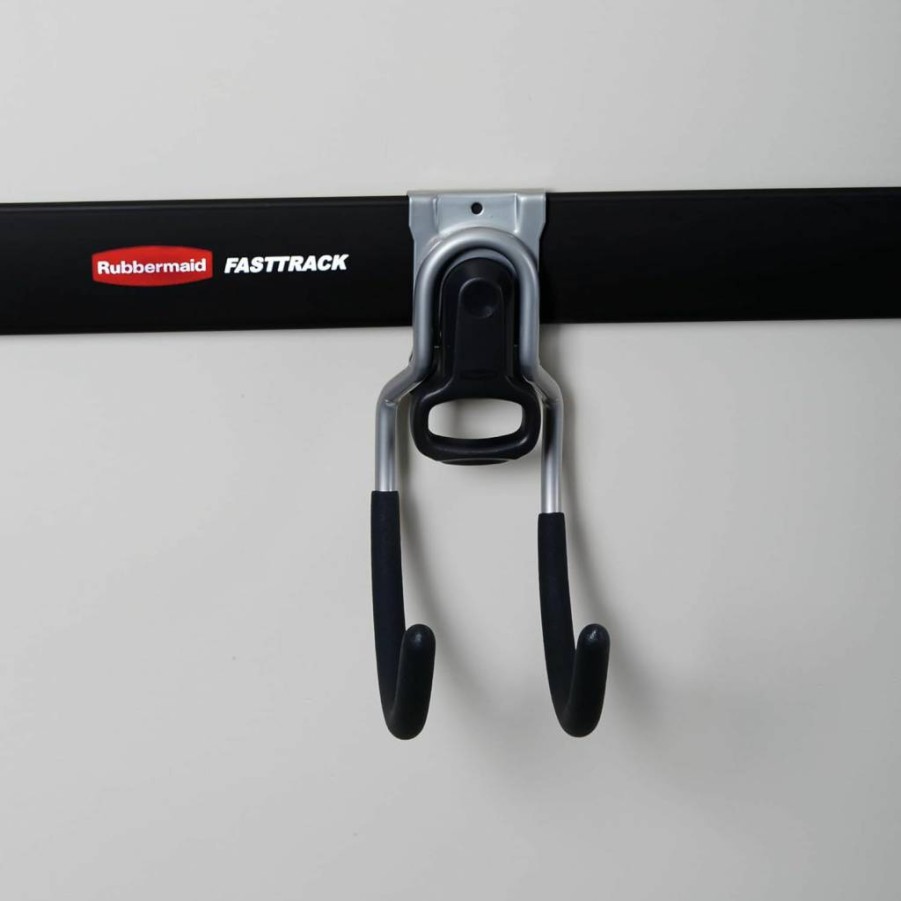 Rubbermaid FastTrack Heavy Duty Utility Hook - Wall Mount Garage Tool Hanger for Home, Shed & Workshop Organization