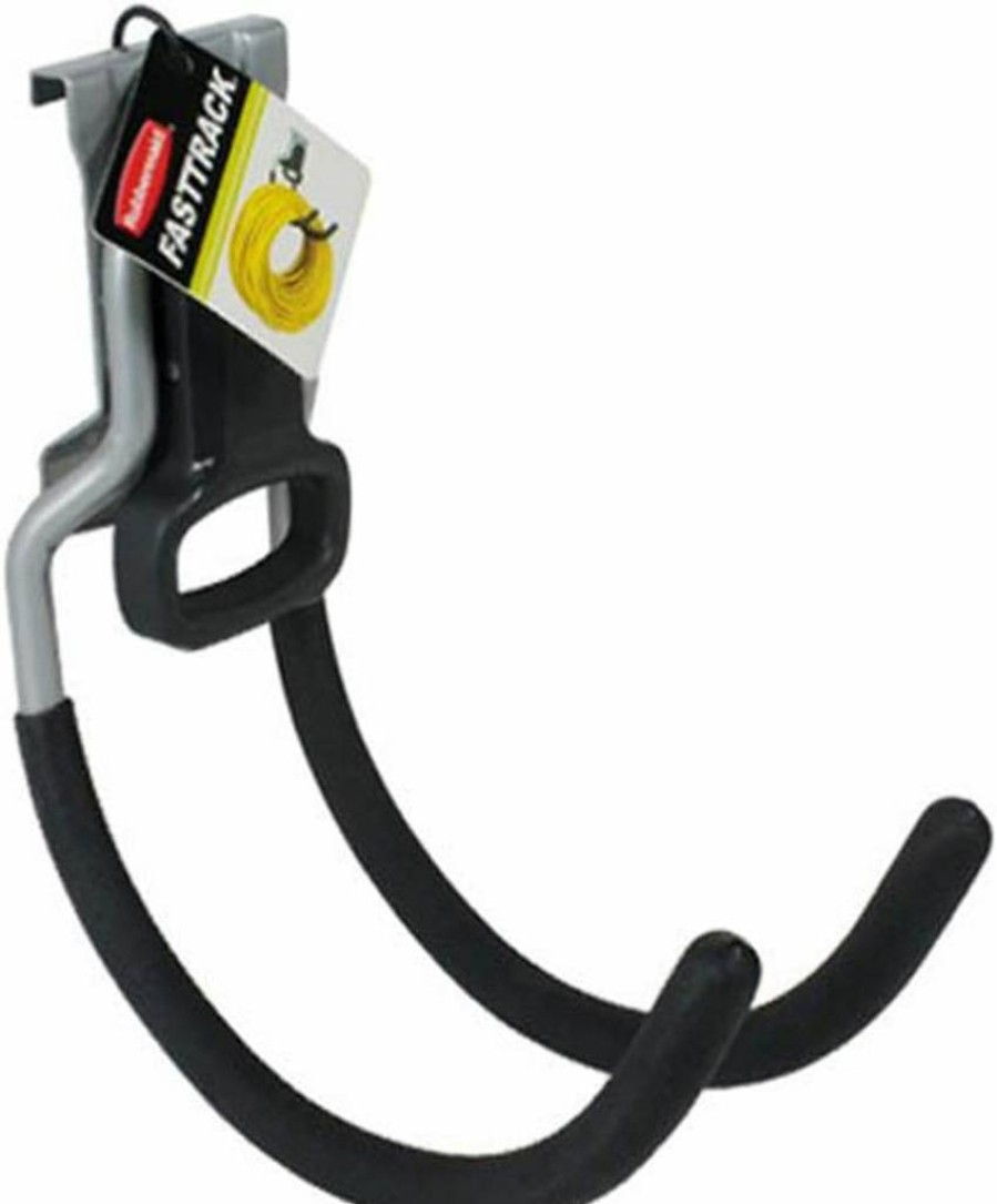 Rubbermaid FastTrack Compact Hook - Soft Grip Garage Organizer for Cords, Ropes, Hoses, Camping Gear & Tools