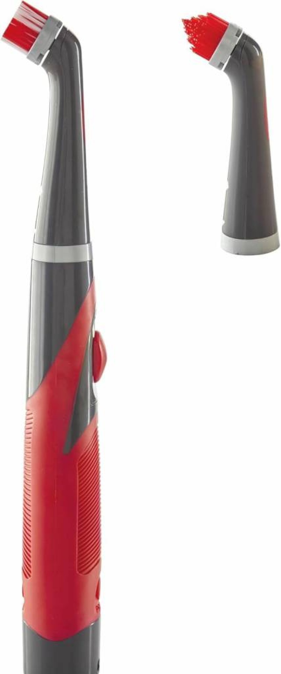 Rubbermaid Cordless Power Scrubber - Electric Scrub Brush with Multi-Surface Heads for Bathroom, Kitchen, Tile, Grout, and Shower Cleaning - Water Resistant Design